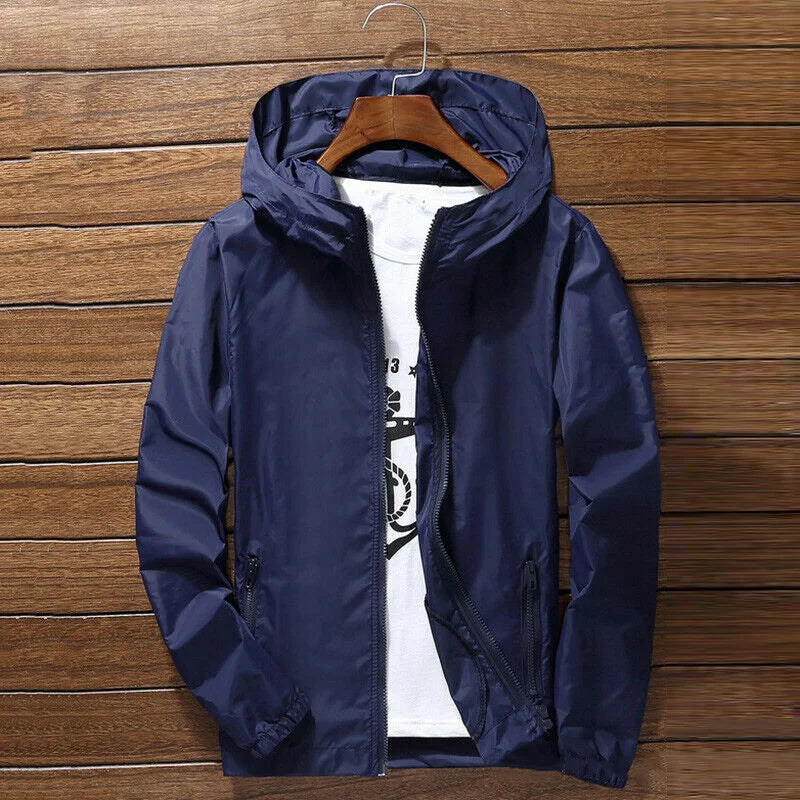 S-7XL Windproof Quick Dry Coat Ultra-Light Waterproof Jacket Men Women UV Outwear Camping Hiking Cycling Running Sport Rain Coat Fancy Trend Clothing Store