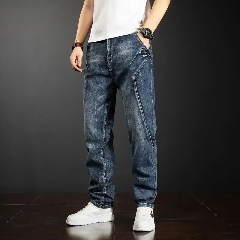 High Quality Summer Thin Denim Jeans Casual Full Length Pants Cargo Men's Clothing Jeans for Men Designer Streetwear Trousers A First-class Store