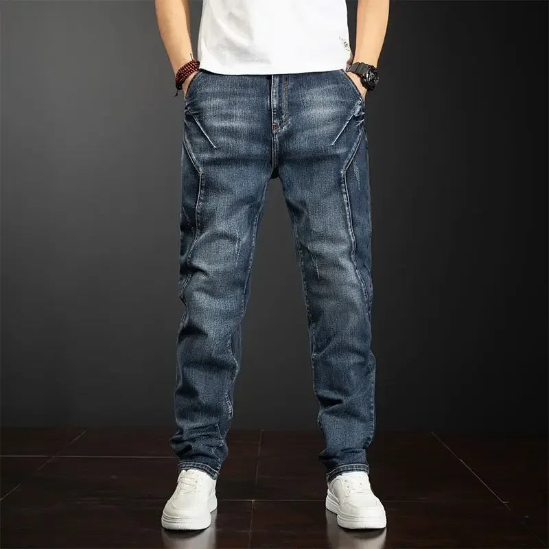 High Quality Summer Thin Denim Jeans Casual Full Length Pants Cargo Men's Clothing Jeans for Men Designer Streetwear Trousers A First-class Store