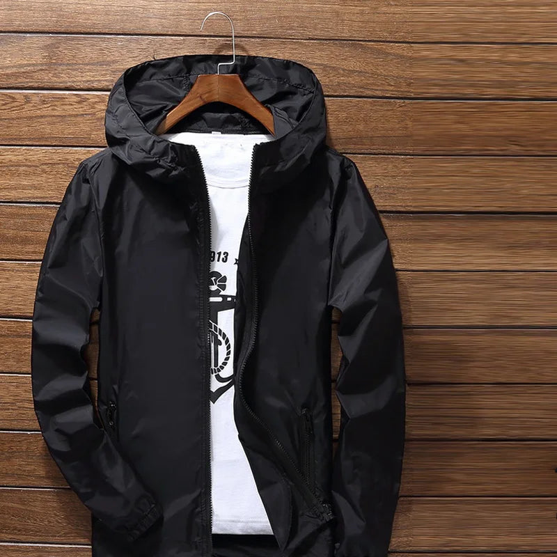 S-7XL Windproof Quick Dry Coat Ultra-Light Waterproof Jacket Men Women UV Outwear Camping Hiking Cycling Running Sport Rain Coat Fancy Trend Clothing Store