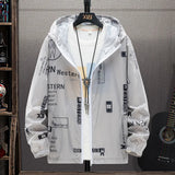 Big size sunscreen clothing men's jacket summer lightweight fishing thin skin coat Student Outdoor tide 7XL 6XL 5XL men clothing 789XL Store