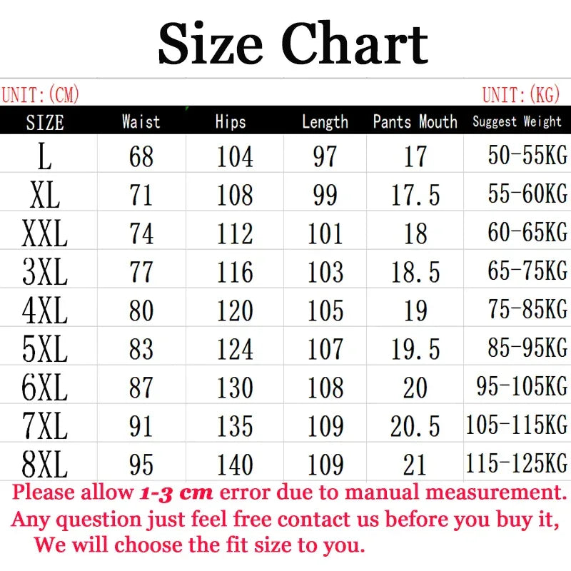 New Summer Korean Ice Silk Elastic Trousers Cool Thin Casual Men'S Loose Long Large Size Small Foot Sports Pants 8XL We Men's Store