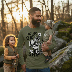 Unisex Long Sleeve mens  black graphic tee - TNH apparel