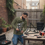 Unisex Long Sleeve mens  black graphic tee - TNH apparel
