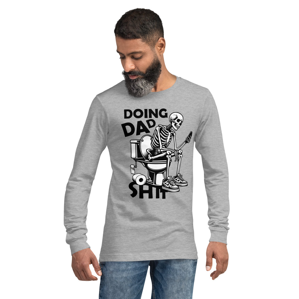 Unisex Long Sleeve mens  black graphic tee - TNH apparel